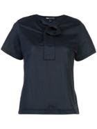 Y-3 Asymmetrical Neckline T-shirt - Blue