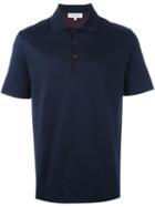 Salvatore Ferragamo Classic Polo Shirt, Men's, Size: Large, Blue, Cotton