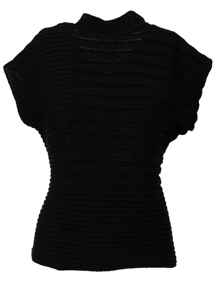 Marni Ribbed Jumper, Women's, Size: 40, Black, Cotton