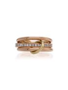 Spinelli Kilcollin 18k Rose Gold Diamond Ring - Metallic