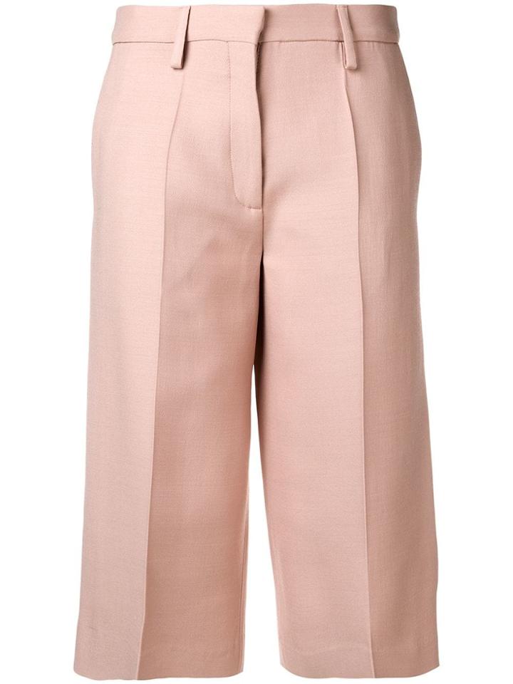 Valentino Tailored Culottes - Pink & Purple