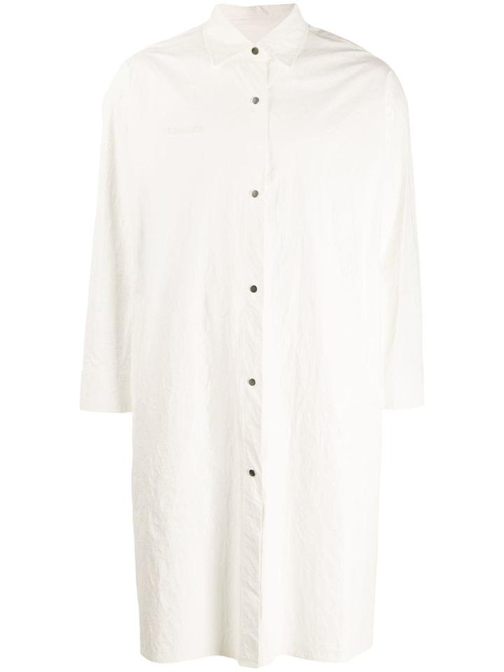 Wwwm Long Oversized Shirt - White