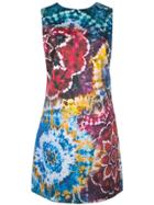 Alice+olivia Tie-dye Kaleidoscope Dress - Red