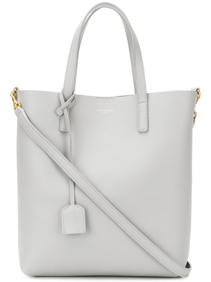Saint Laurent Large Tote Bag - Grey