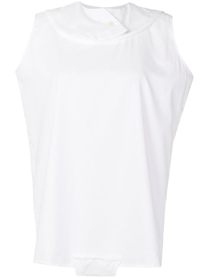 Cherevichkiotvichki Layer Neck Top - White