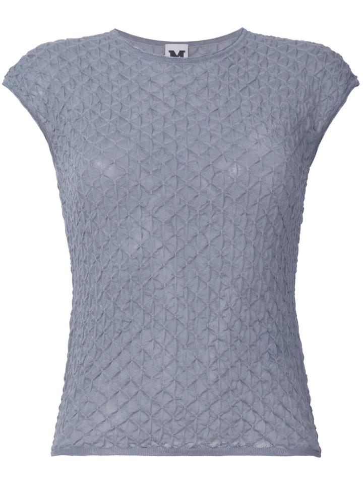 M Missoni Textured Sweater - Blue