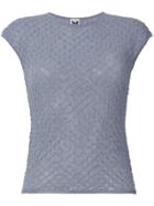 M Missoni Textured Sweater - Blue
