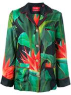 F.r.s For Restless Sleepers Flower Print Shirt - Green