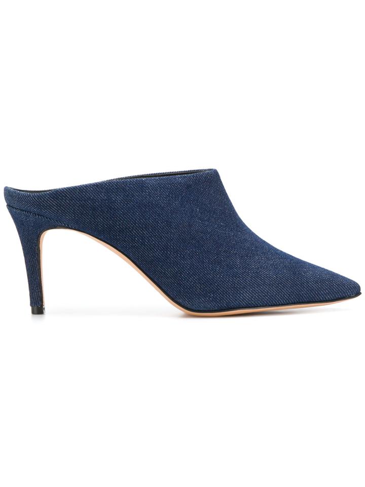 Jean-michel Cazabat Slip-on Pointed Pumps - Blue