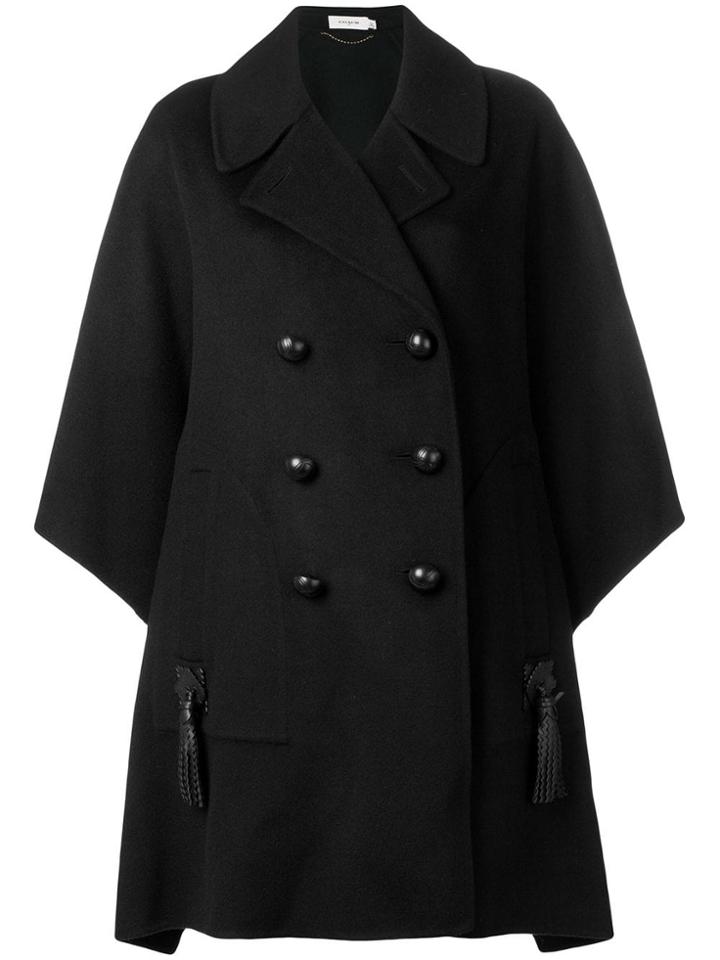 Coach Oversized Double Breasted Coat - Black