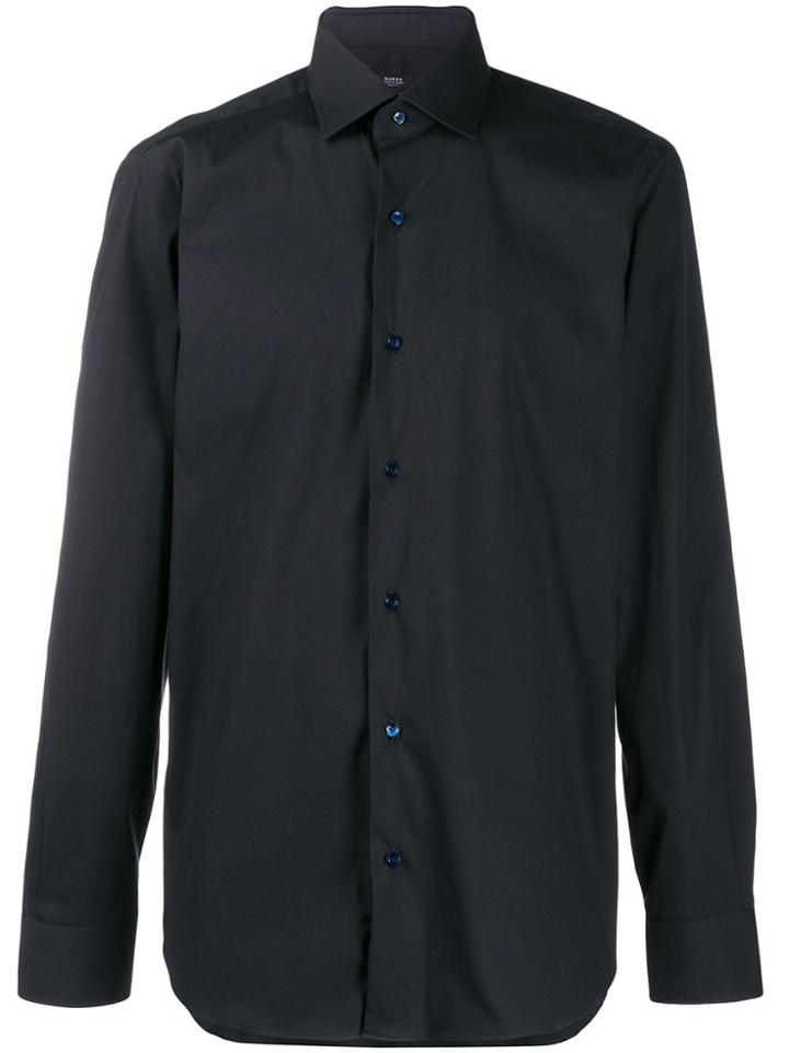 Barba Colour Block Shirt - Blue