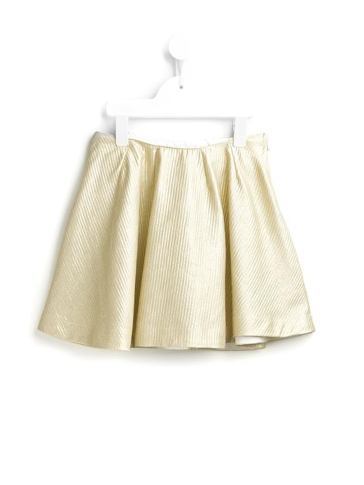 I Pinco Pallino Metallic (grey) Skirt, Girl's, Size: 8 Yrs