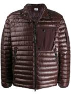 Cp Company Lens-detail Down Jacket - Red