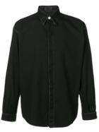 Versace Pre-owned Contrast Stitching Detailed Shirt - Black