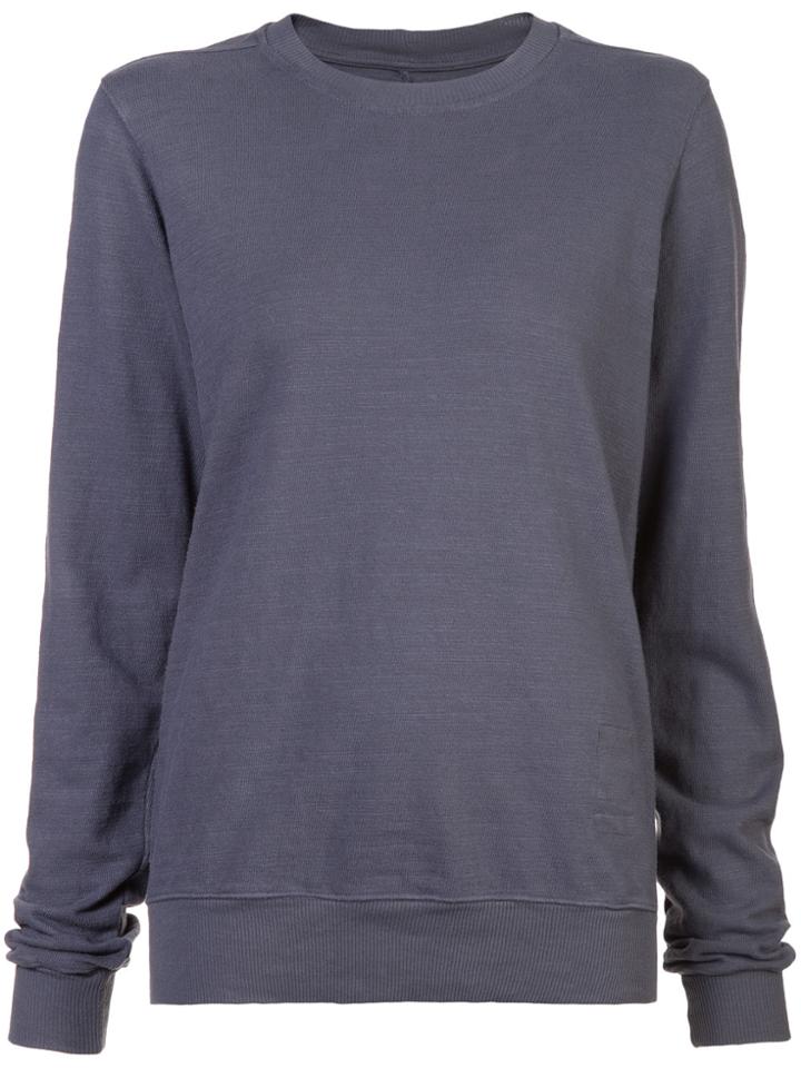 Rick Owens Drkshdw Classic Fitted Sweater - Blue