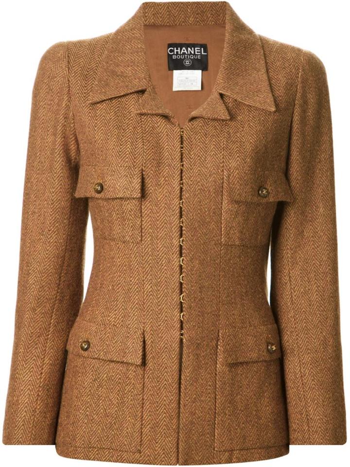 Chanel Vintage Herringbone Jacket