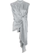 Christian Wijnants Tie Front Shirt - Grey
