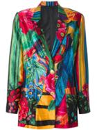 Lanvin Vintage Mixed Print Blazer - Multicolour