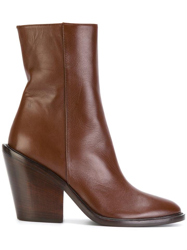 A.f.vandevorst Heeled Ankle Boots - Brown