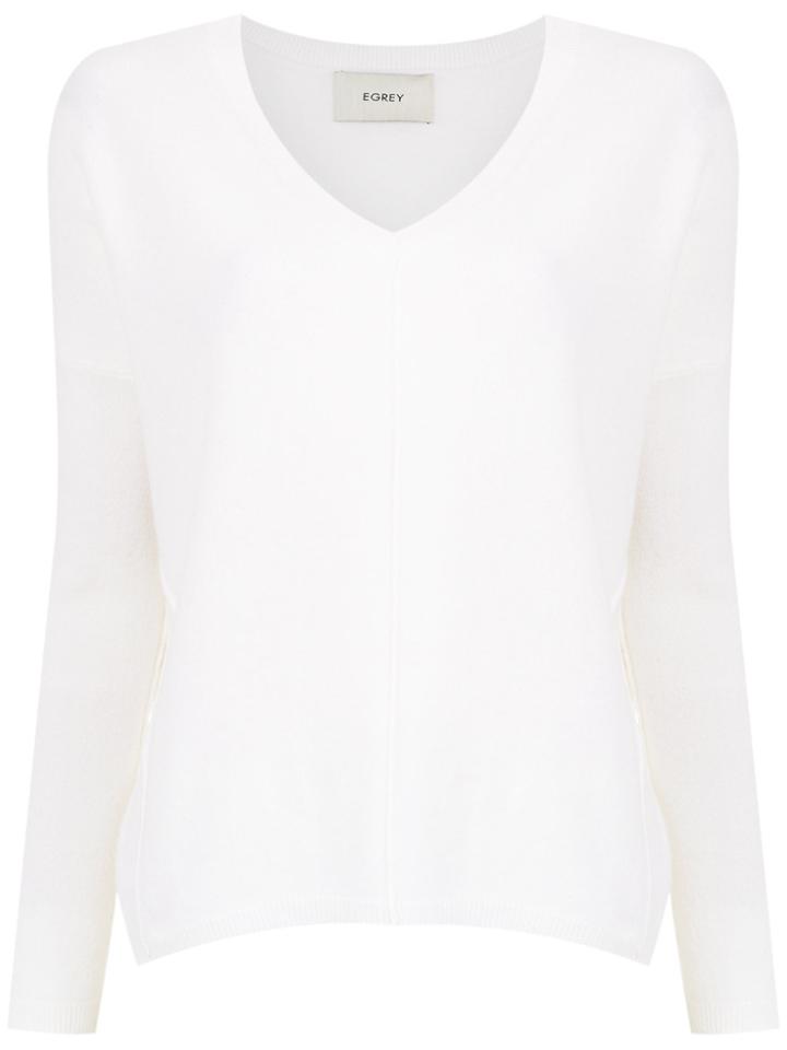 Egrey Cashmere Blouse - White