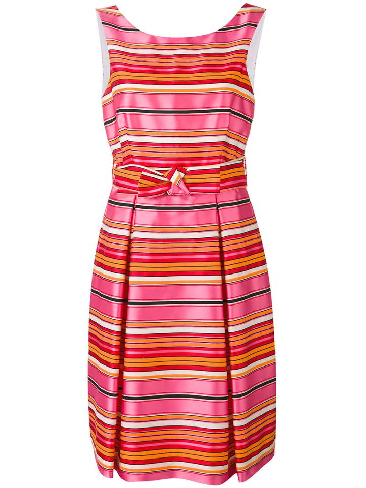 P.a.r.o.s.h. - Striped Dress - Women - Cotton/polyester - L, Women's, Pink/purple, Cotton/polyester