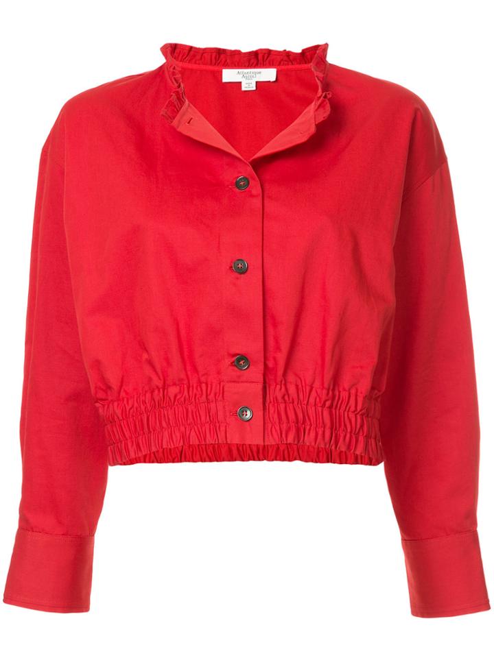 Atlantique Ascoli Buttoned Blouse - Red