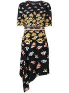 Peter Pilotto Floral-print Dress - Blue