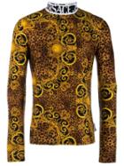 Versace Jeans Couture Barocco Print Sweatshirt - Yellow