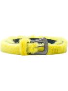 Missoni Fur-trim Buckle Belt - Yellow