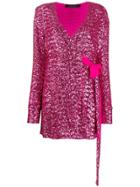 Andamane Bonnie Sequin Mini Dress - Pink