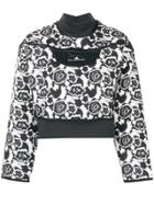Adidas By Stella Mccartney Flower Print Logo Sweatshirt - Black