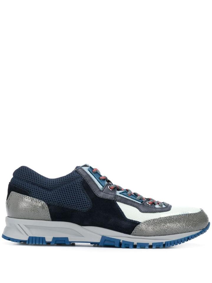 Lanvin Panelled Low-top Sneakers - Blue