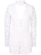 Alexis Perseus Romper - White