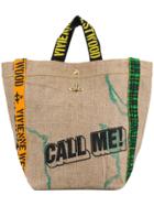 Vivienne Westwood Anglomania Call Me! Tote Bag - Nude & Neutrals