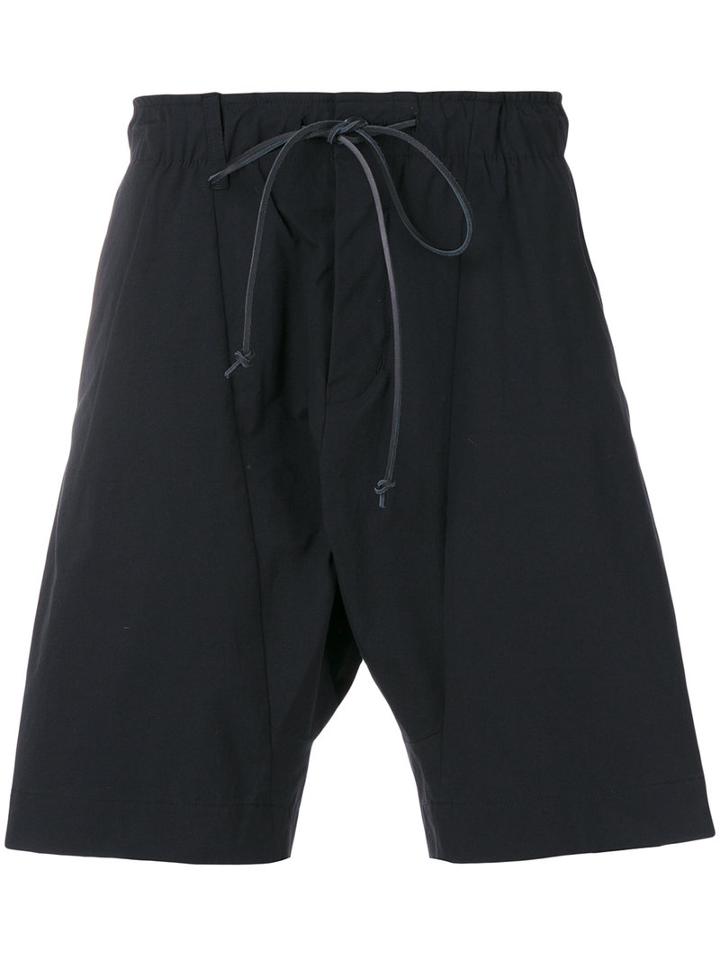 Attachment - Drawstring Bermudas - Men - Cotton/nylon/polyurethane - I, Black, Cotton/nylon/polyurethane