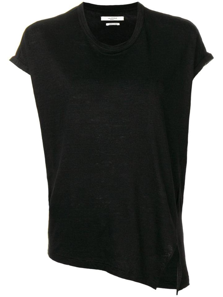Isabel Marant Étoile Kella Asymmetric T-shirt - Black