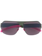 Mykita - Xaver Sunglasses - Men - Acetate/metal (other) - One Size, Green, Acetate/metal (other)