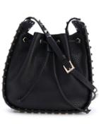 Valentino - Valentino Garavani Rockstud Bucket Shoulder Bag - Women - Leather/metal - One Size, Black, Leather/metal