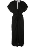 Prabal Gurung Jackie Knot Detail Dress - Black