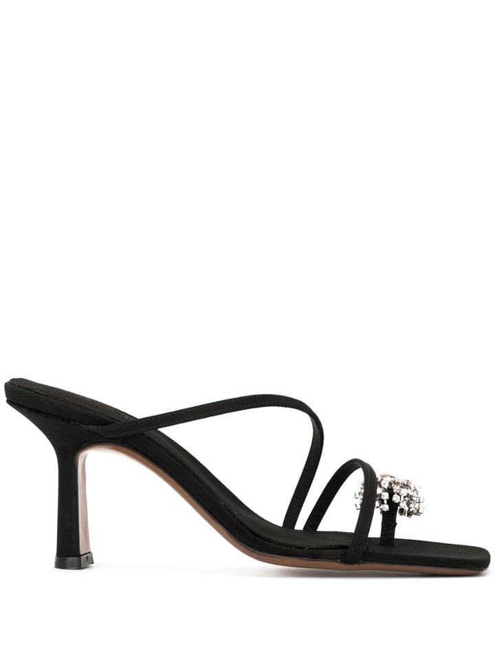 Neous Crystal-embellished Sandals - Black