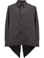 Moohong Loose-fit Shirt, Men's, Size: 48, Black, Cotton/spandex/elastane