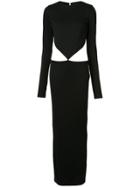Haider Ackermann Waist Cut-out Maxi Dress - Black