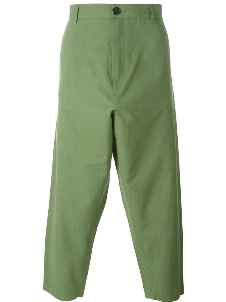 Société Anonyme 'savage' Drop-crotch Trousers, Adult Unisex, Size: Medium, Green, Cotton/viscose