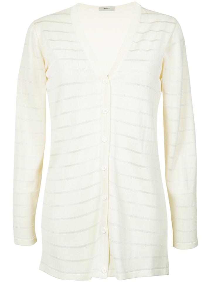 Egrey 'dallas' Kntted Long Cardigan - White
