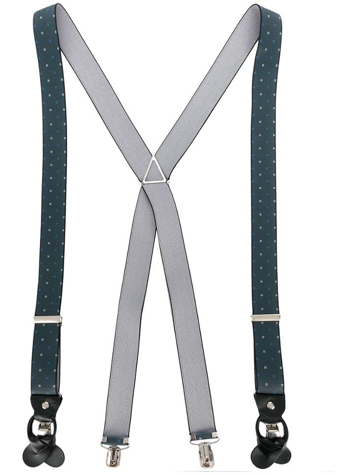 Fefè Square Pattern Braces - Green