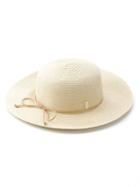 Sub Wide Brim Hat, Women's, Nude/neutrals, Cotton/paper