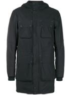 Belstaff Hooded Coat - Black