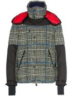 Moncler Grenoble Check Padded Feather Down Jacket - Black