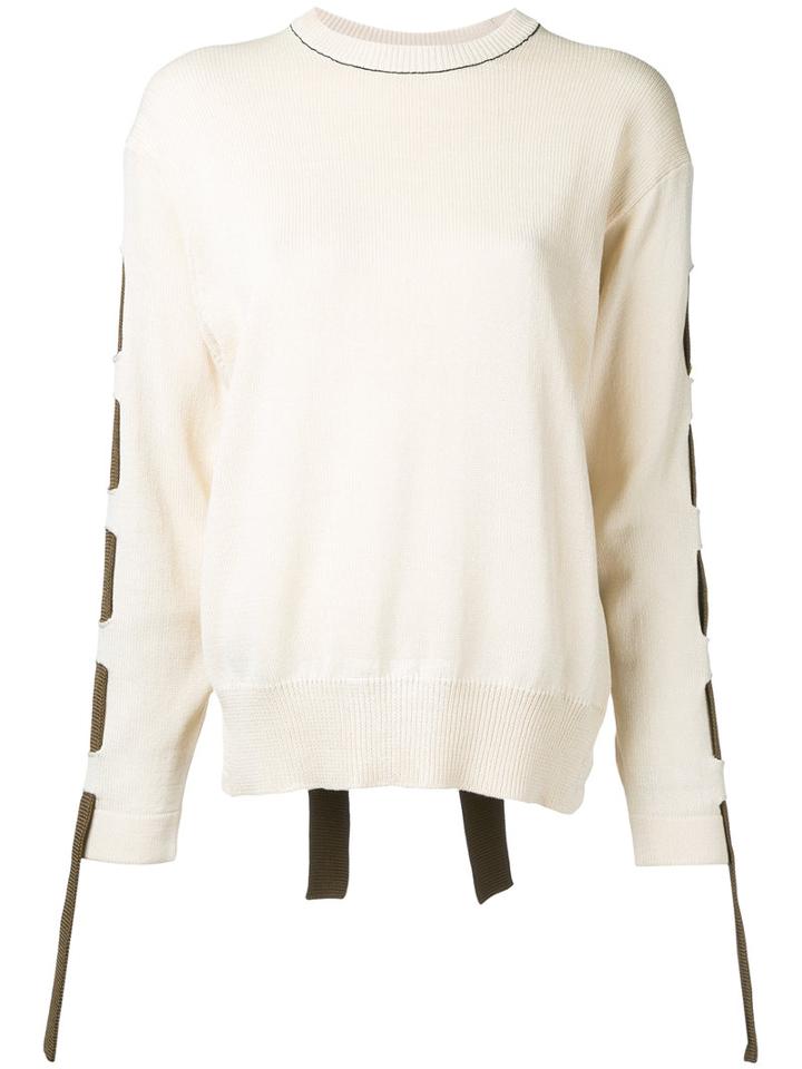 Toga - Sleeve Embroidered Top - Women - Cotton/polyester - 38, Nude/neutrals, Cotton/polyester