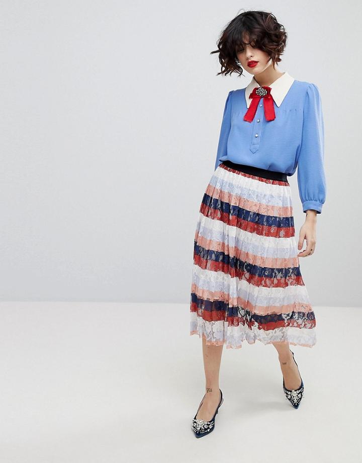 Gucci Colour-block Sweater - Blue